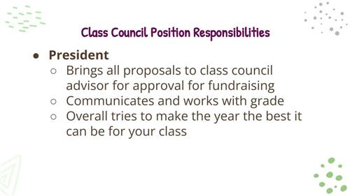 Position Responsibilities